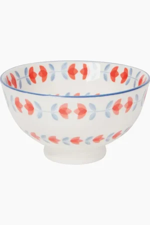 Red Tulip Stamped Bowl (4 inch) Exclusive