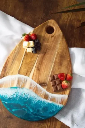 Hot Picks Ocean Vibes Rain Drop Shaped Charcuterie Board