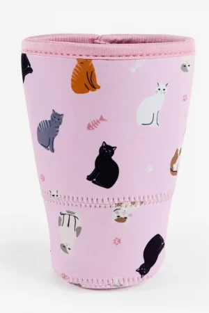 Hot Deal Pink Cats Large Insulated Beverage Holder