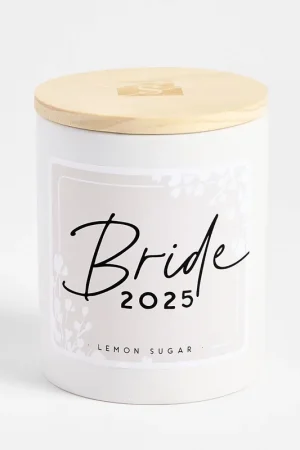 Bride Est. 2025 Tumbler Candle Fast Shipping