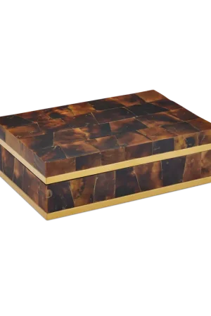 Brand New Casey Brown Box | Currey & Co - 1200-0971