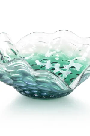 Emerald Green Handblown Glass Bowl | John-Richard - JRA-13001 Affordable