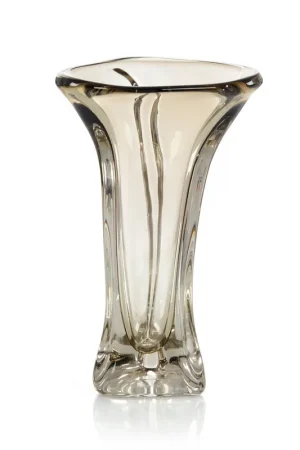 Abstract Brown Handblown Glass Vase I | John-Richard - JRA-14284 Sale