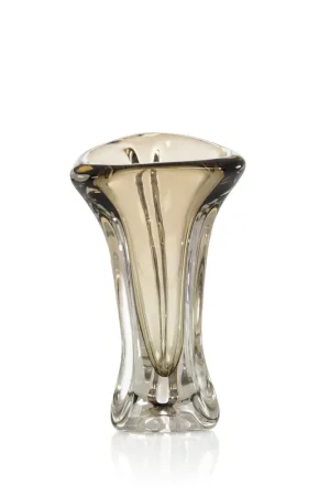 Special Offer Abstract Brown Handblown Glass Vase II | John-Richard - JRA-14285