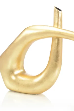 Gold Tordre Vase | John-Richard - JRA-14396 Holiday Sale