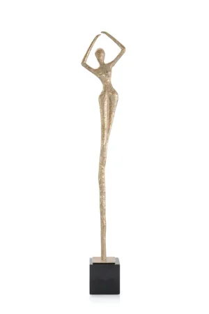 Posing Female Gold Sculpture III | John-Richard - JRA-14447 Brand New