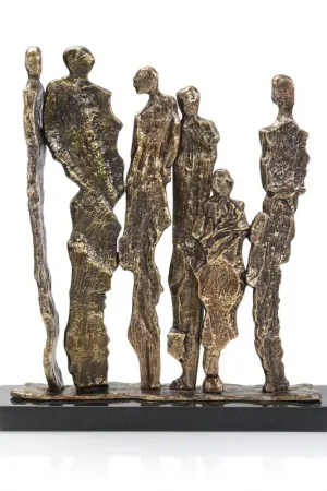 Antique Brass Kindred Sculpture | John-Richard - JRA-14460 Grab Now