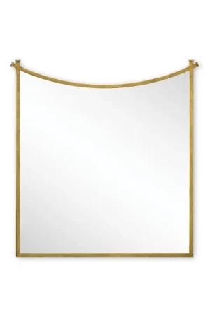 Luxe Curve Accent Mirror | Jonathan Charles Furniture - 494160-G Special Discount