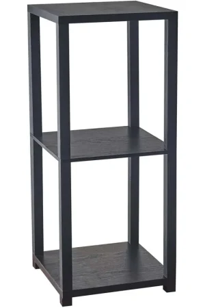 Lawrence 28 X 12 inch Black Wood Pvc Veneer Short Pedestal Exclusive Offer