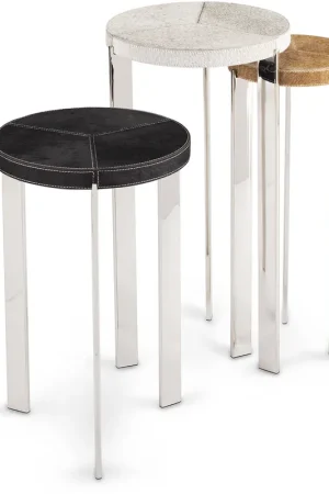 Time-Limited Andres 24 X 12.5 inch Polished Nickel Side Table, Mixer Table