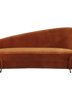 Abigail Orange Chaise Price Cut