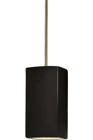 Flash Sale Radiance Collection LED 5.5 inch Granite with Antique Brass Pendant Ceiling Light