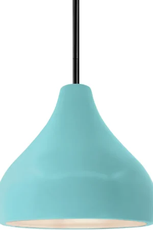 Radiance LED 8 inch Reflecting Pool and Matte Black Pendant Ceiling Light Limited Time