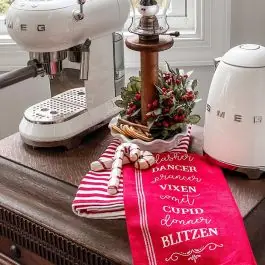 Last Chance Cookies and Reindeer Holiday Kitchen Towel Set of 2