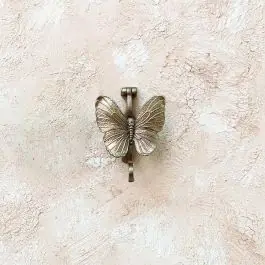 Bargain Antique Gold Butterfly Door Knocker