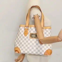 Authentic Louis Vuitton - Damier Azur Hampstead PM Tote Affordable